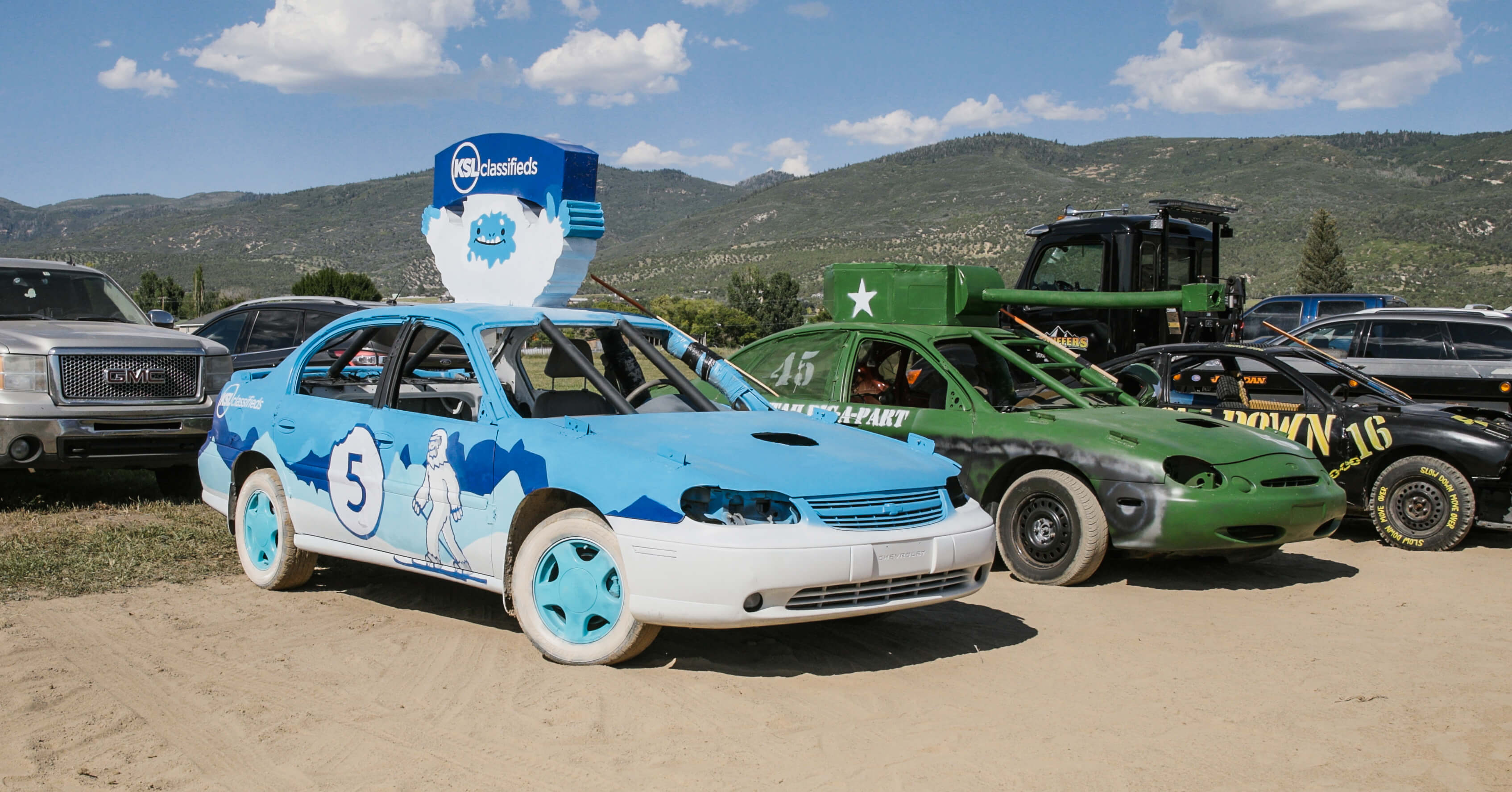 Behind the wheels of Fairview’s soupedup, soldout demolition derby