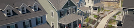 A row of houses in the Utah Daybreak community for the 2025 Salt Lake Parade of Homes