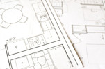 Blueprints of a home