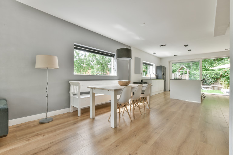 Kitchen table furnished apartment