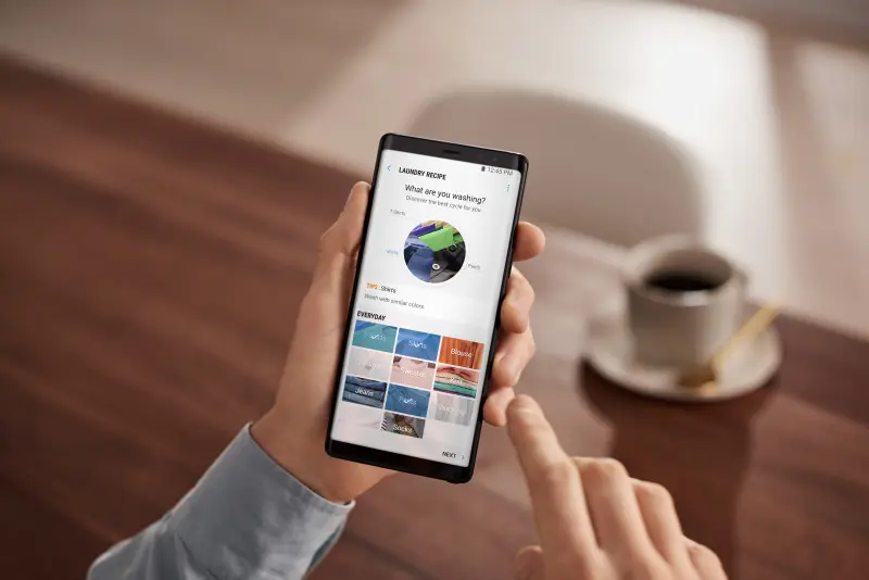 een wasmachine met connectiviteit