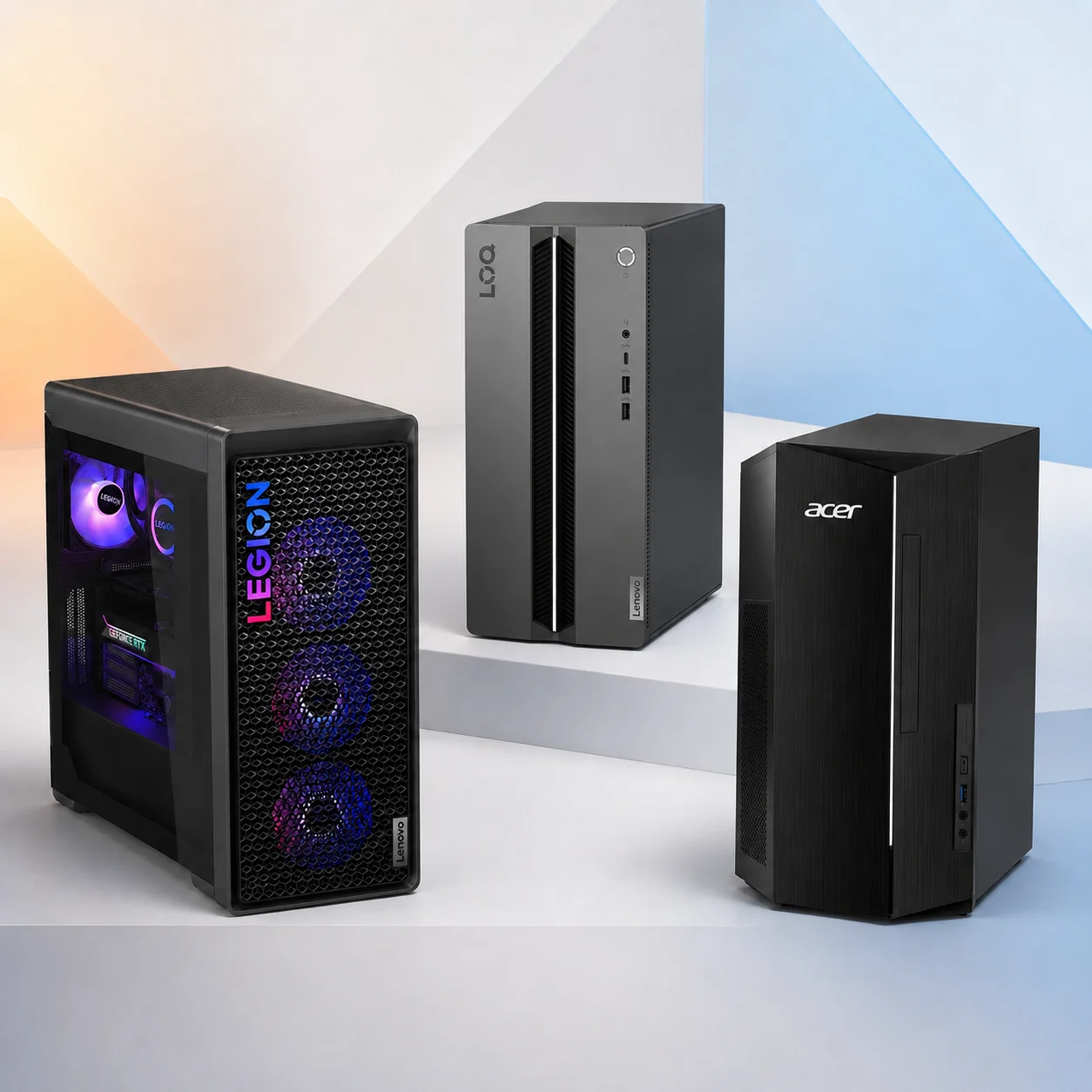 Desktop Lenovo, Desktop Flowup, Desktop Acer