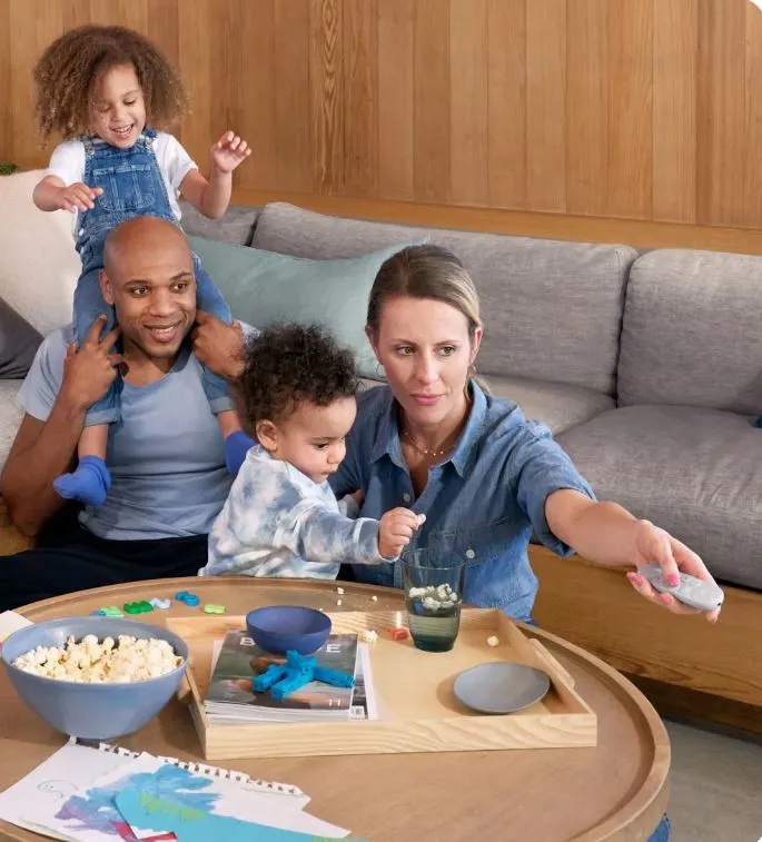 Famille + chromecast