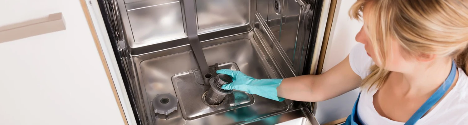 Een vaatwasser uitkuisen