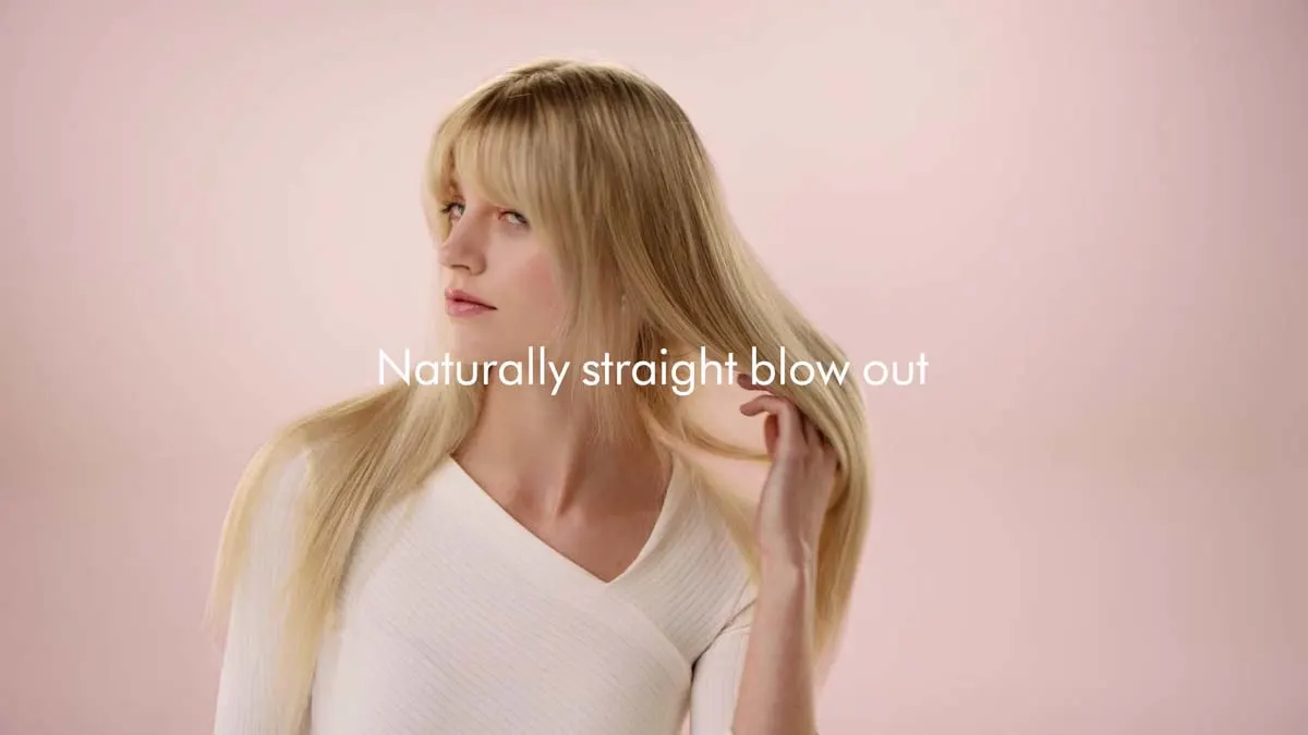 Natuurlijk geföhnd kapsel