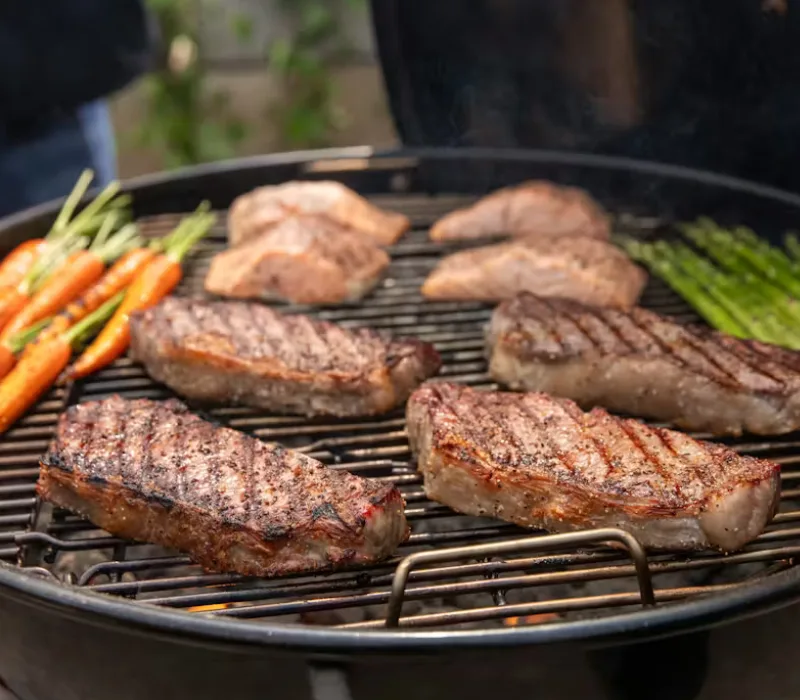800x700 houtskool BBQ