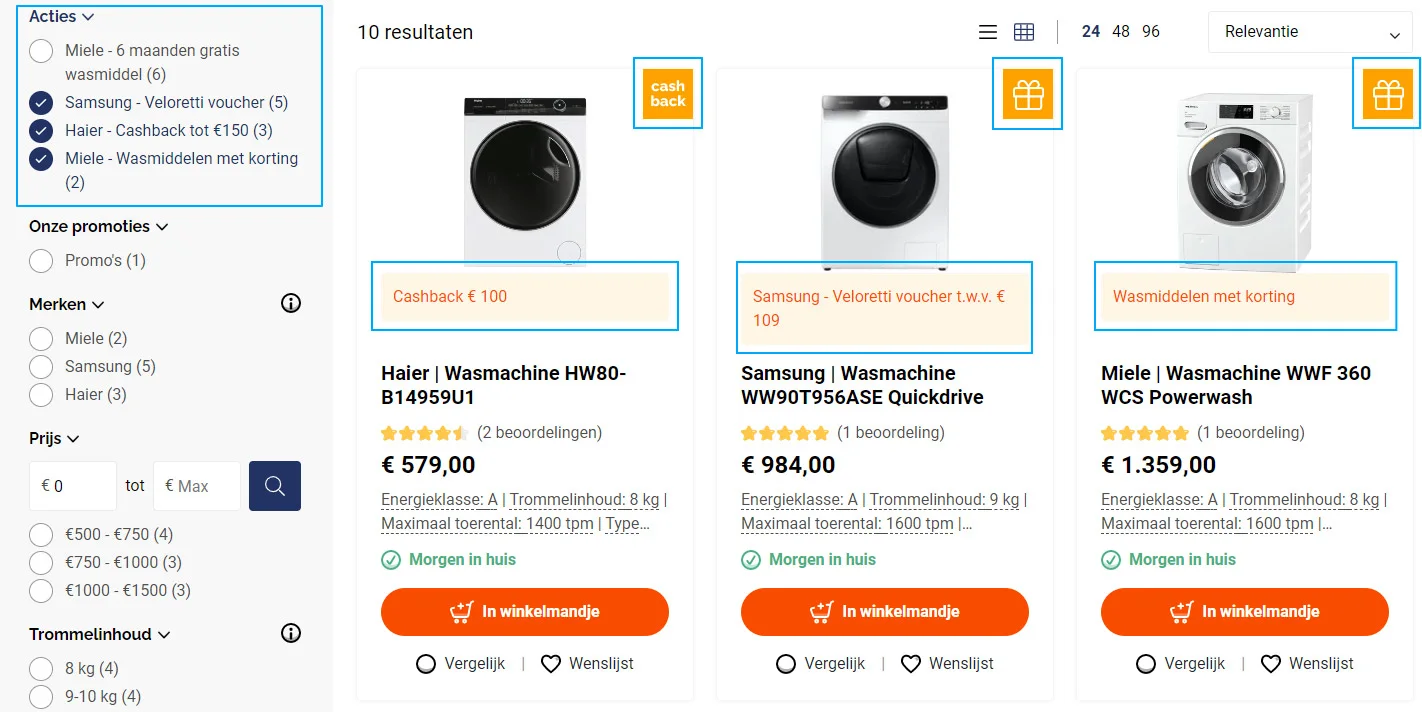 Cashback screenshot