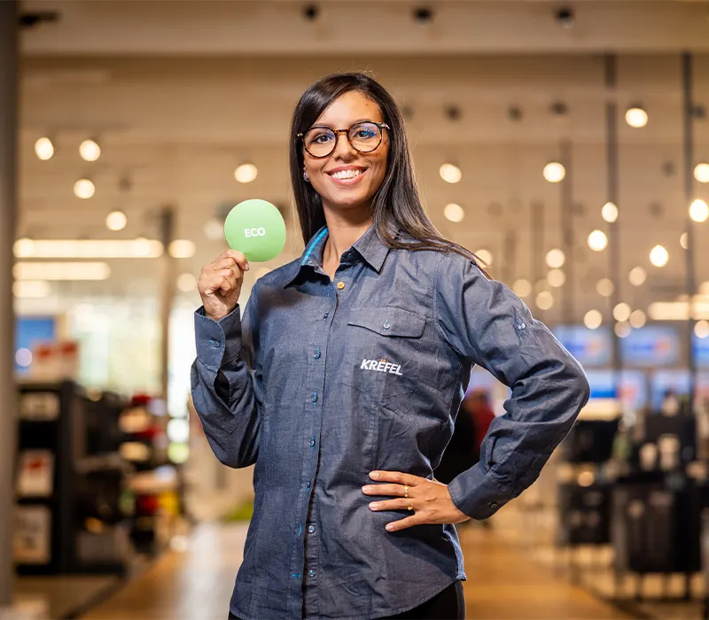 Payez en éco-chèques chez Krëfel !