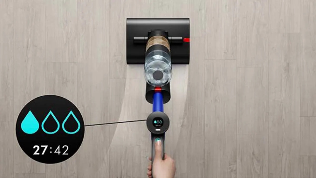 Dyson WashG1 in de stand Laag