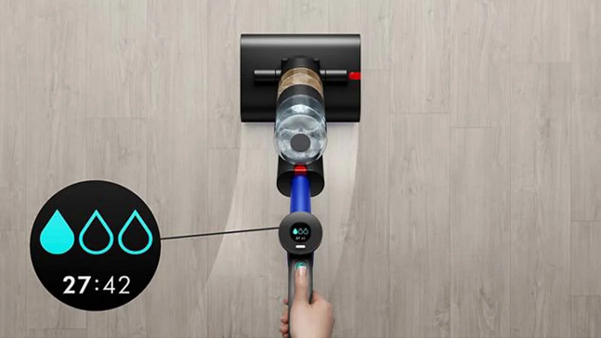 Dyson WashG1 utilisant le mode Basse