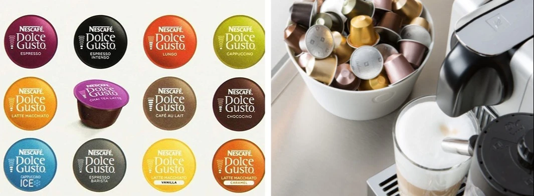 Dolce Gusto of Nespresso Capsule