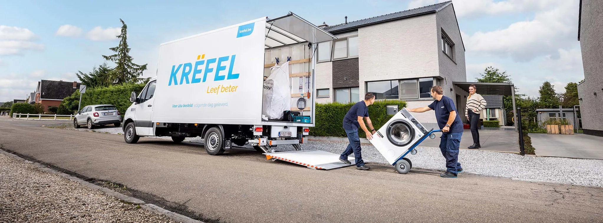 wasmachine verhuizen