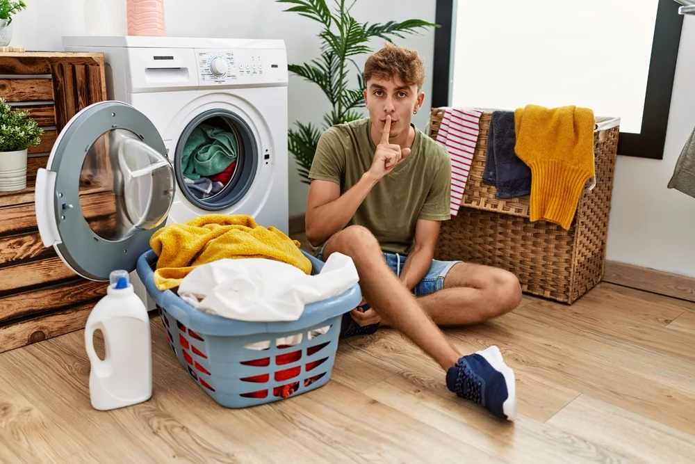 un lave-linge silencieux