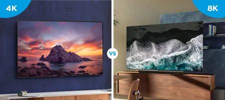 4K vs 8K - banner mobile