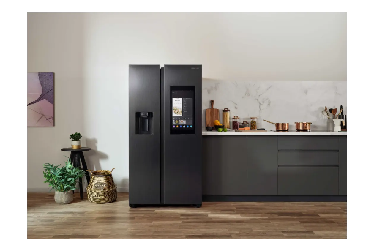 Frigo américain dans une cuisine