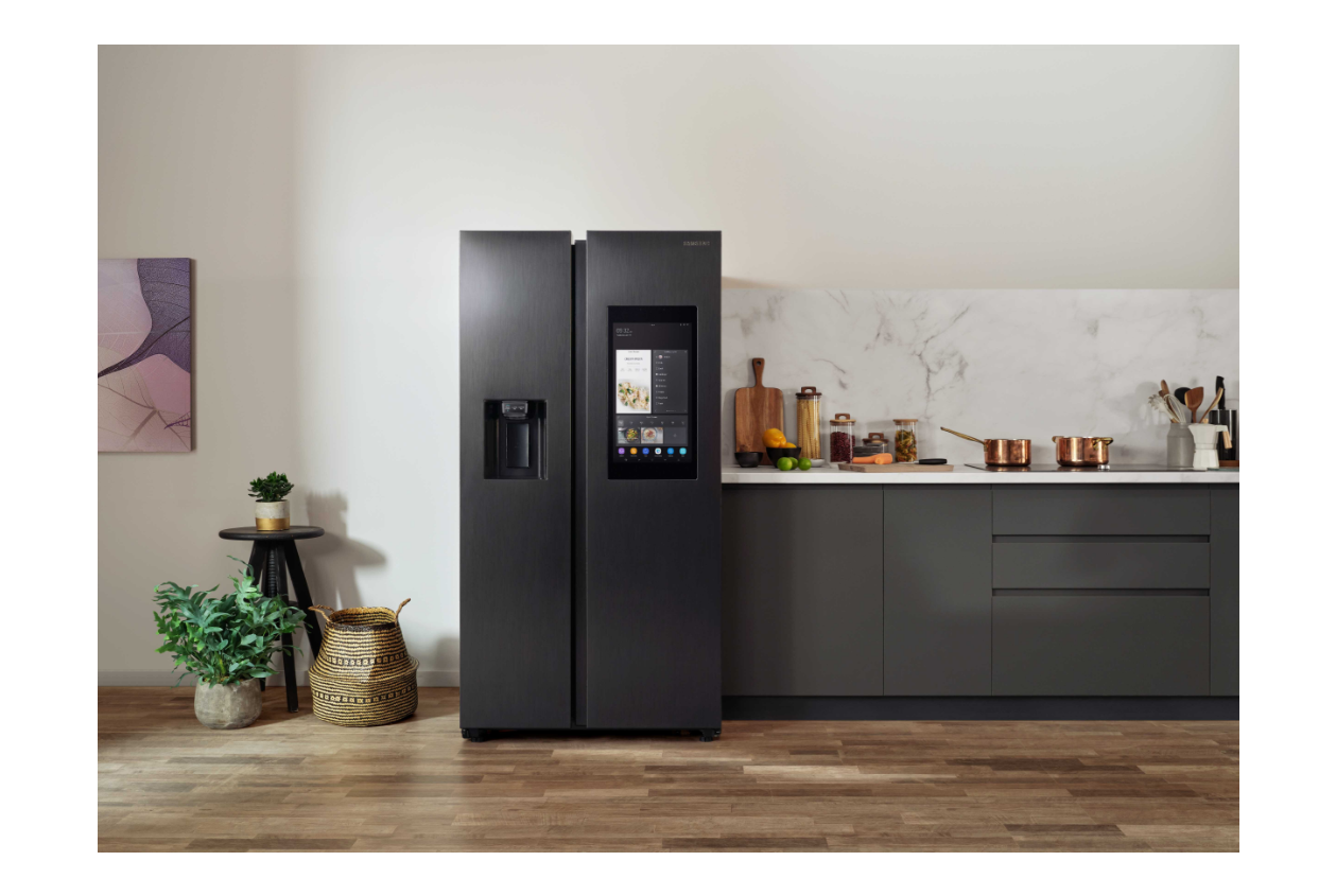 Frigo américain dans une cuisine