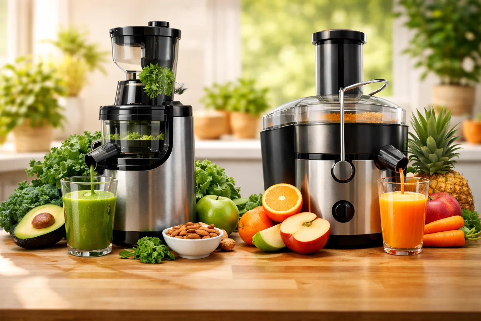 slowjuicer vs sapcentrifuge