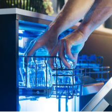 Lave-vaisselle avec éclairage intérieur