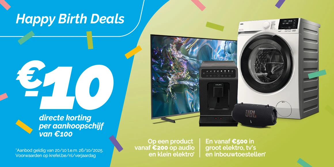 -€10 per aankoopschijf van €100