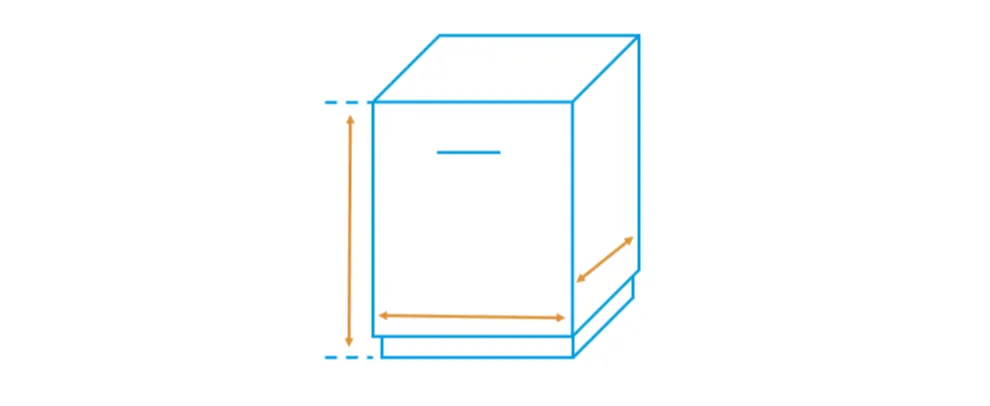 Vaatwasser afmetingen