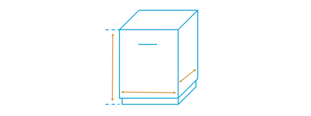Dimensions lave-vaisselle