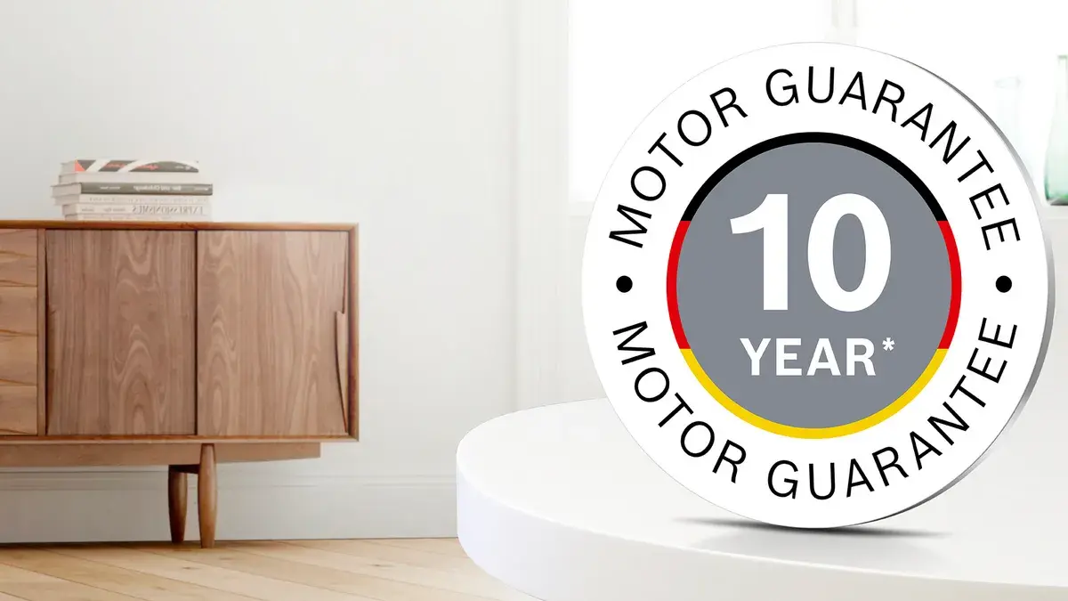 10 years Waranty Motor