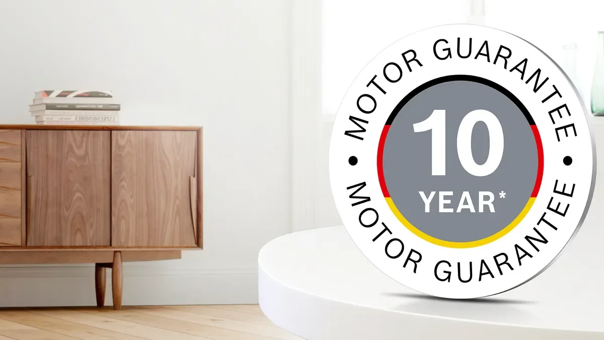 10 years Waranty Motor