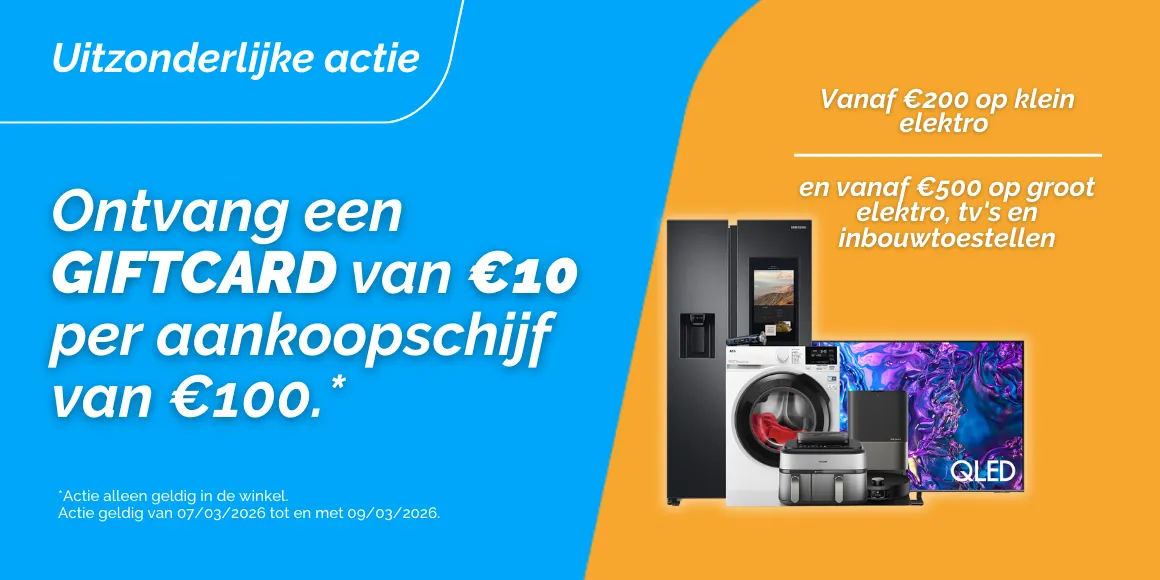 Uitzonderlijke actie bij Krëfel!