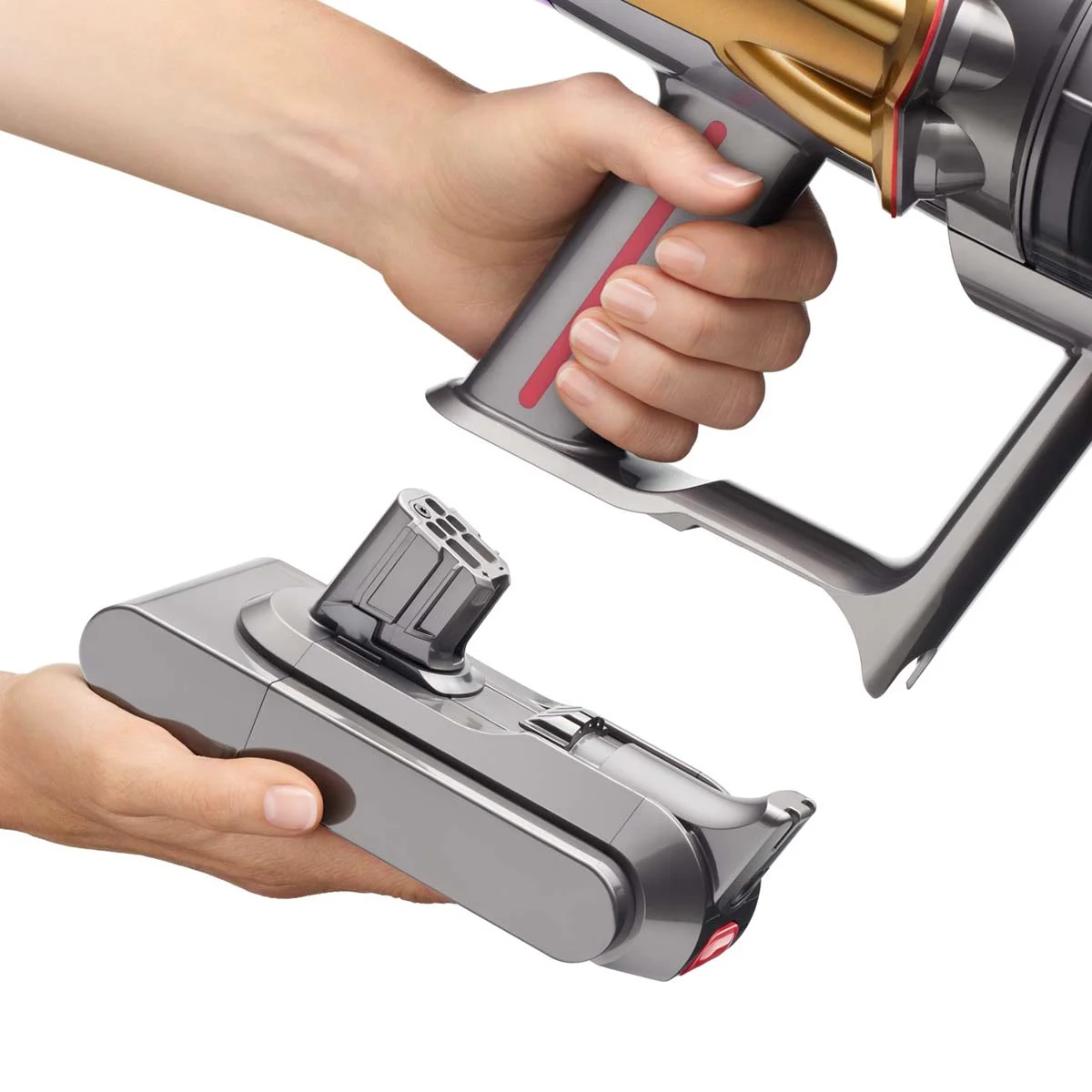 Click-in battery