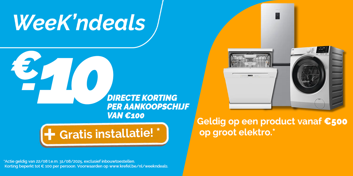 WeeK'ndeals bij Krëfel!