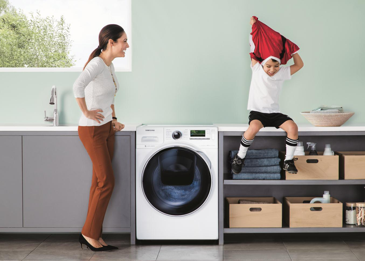 Wasmachine start stop