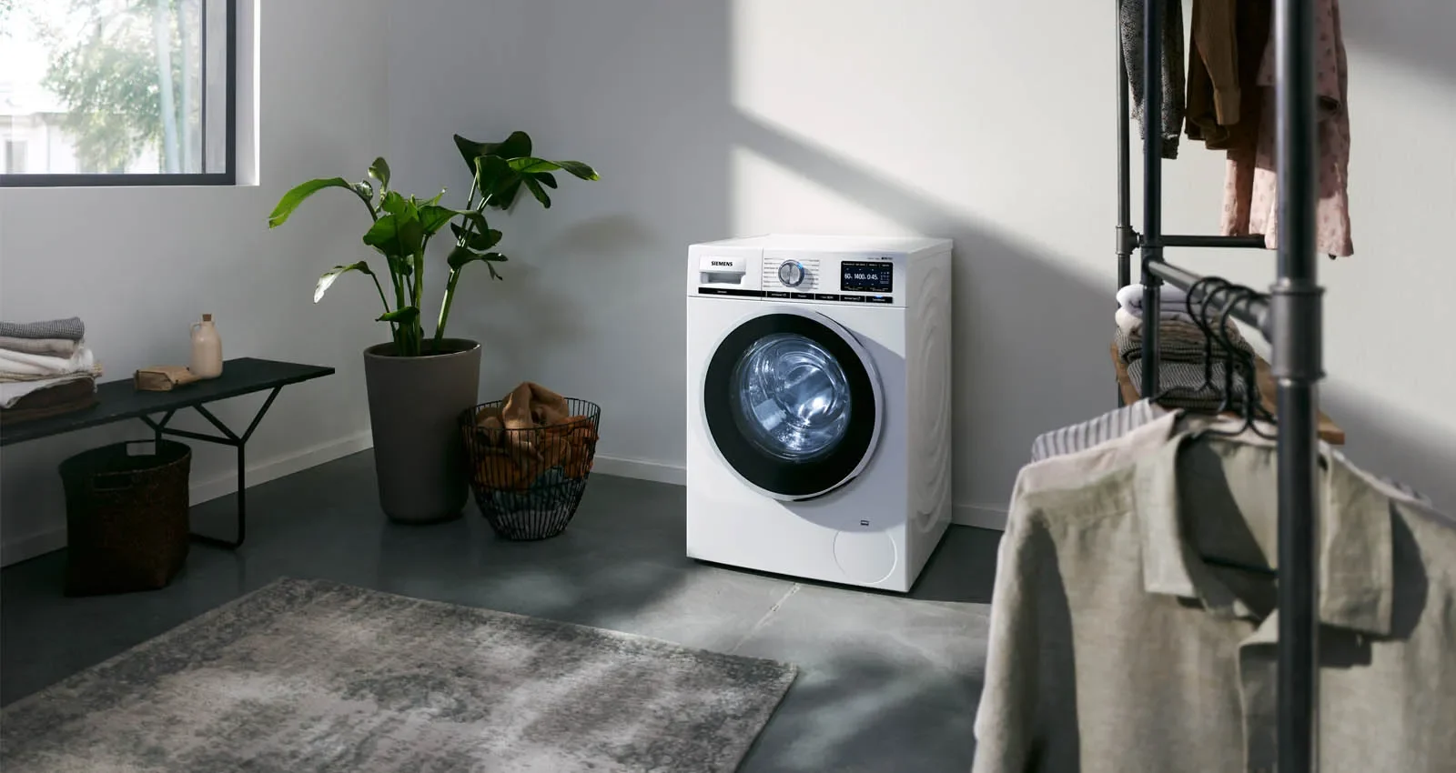 waterstop en aquastop op een wasmachine