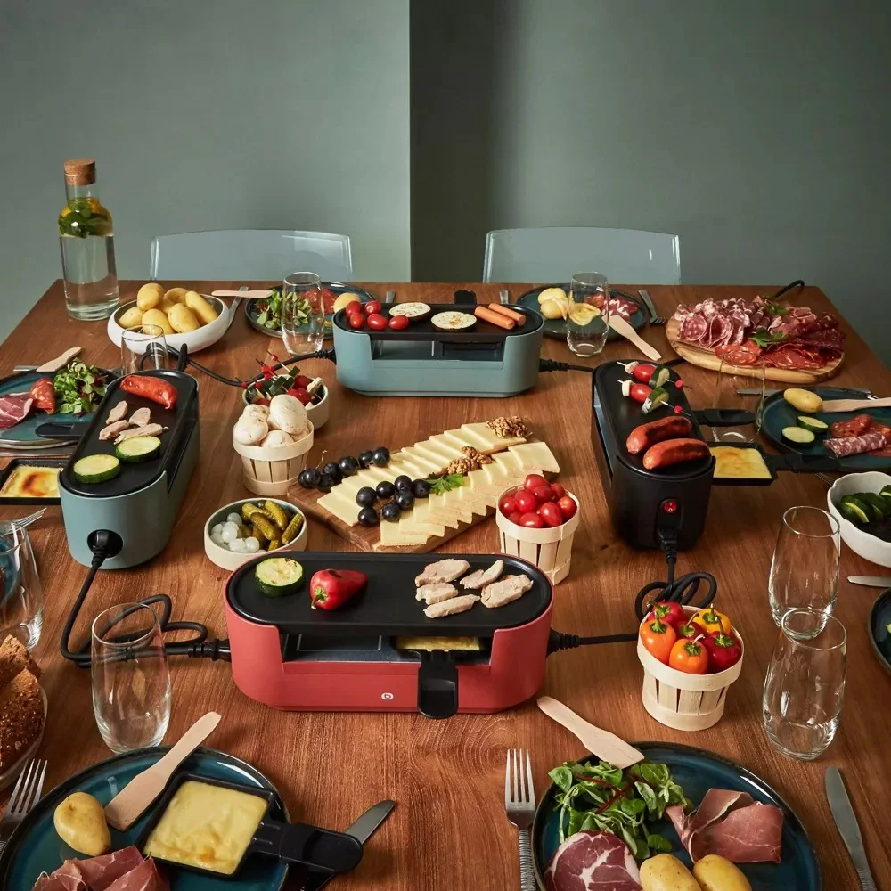 Raclette, Fondue, Plancha, teilen Sie ein sehr gutes Essen!