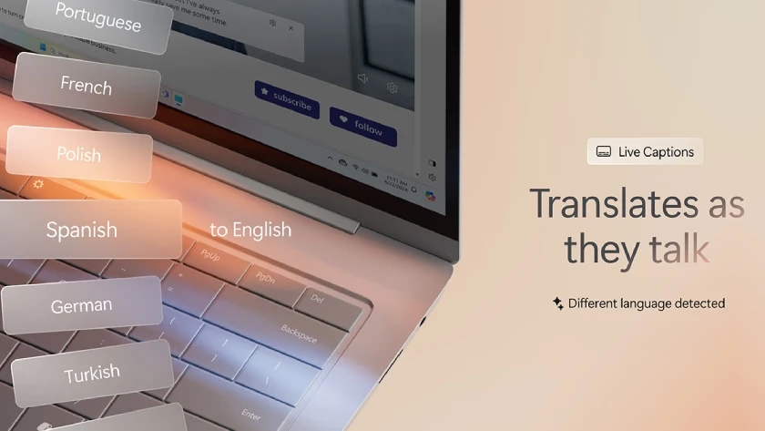 live captions