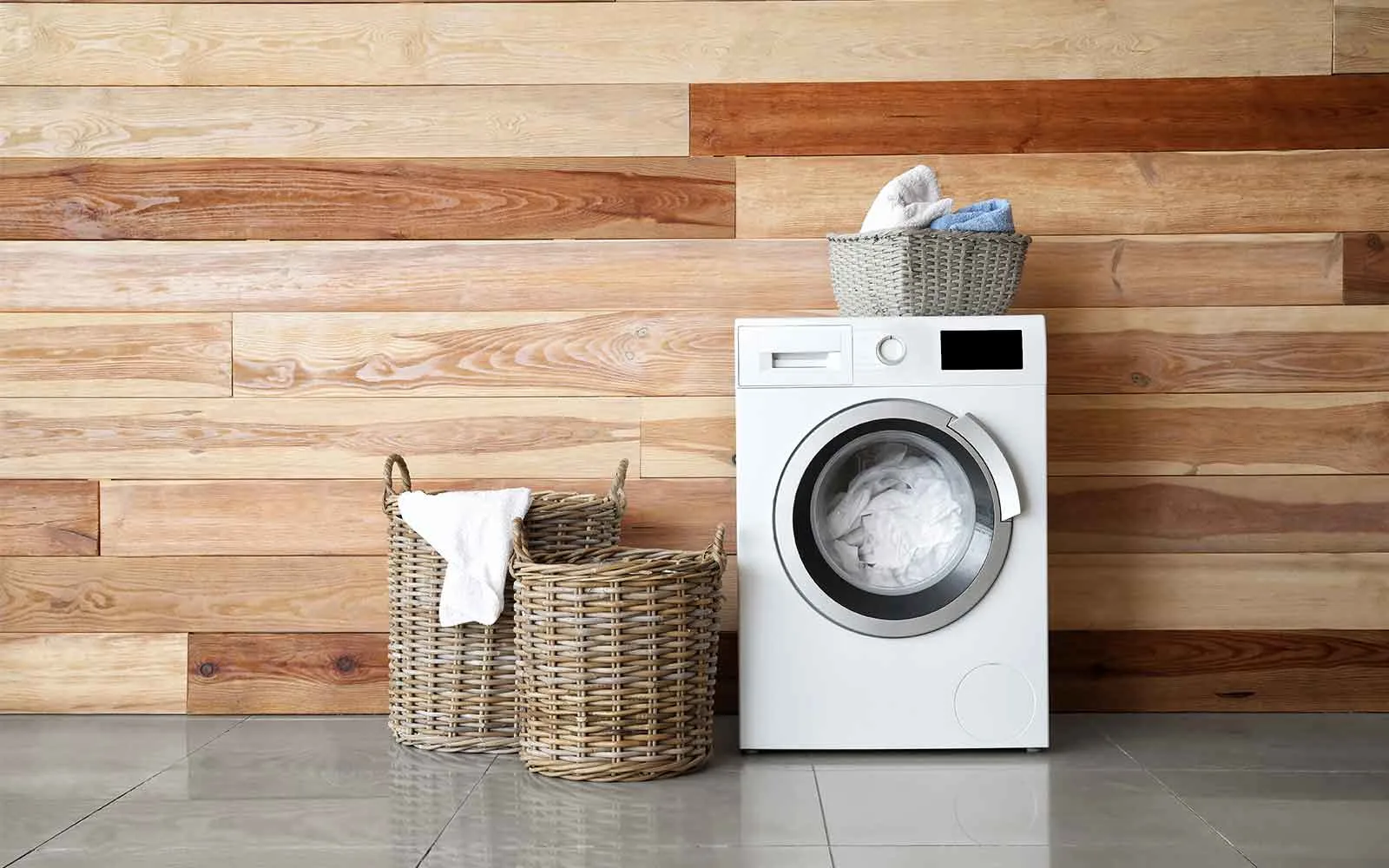 een wasmachine