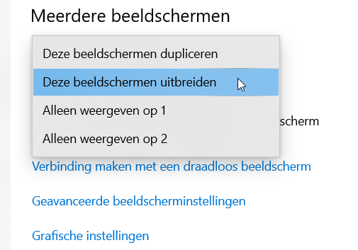 Weergaveopties Windows