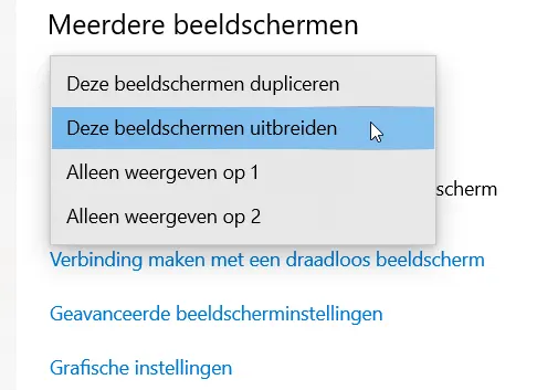 Weergaveopties Windows