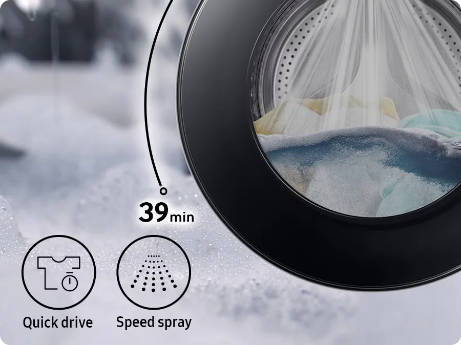 Samsung SuperSpeed: fris gewassen in 39 minuten