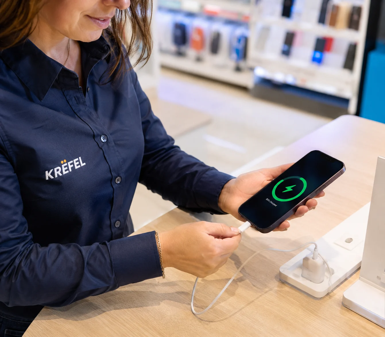 Entre chargeur smartphone