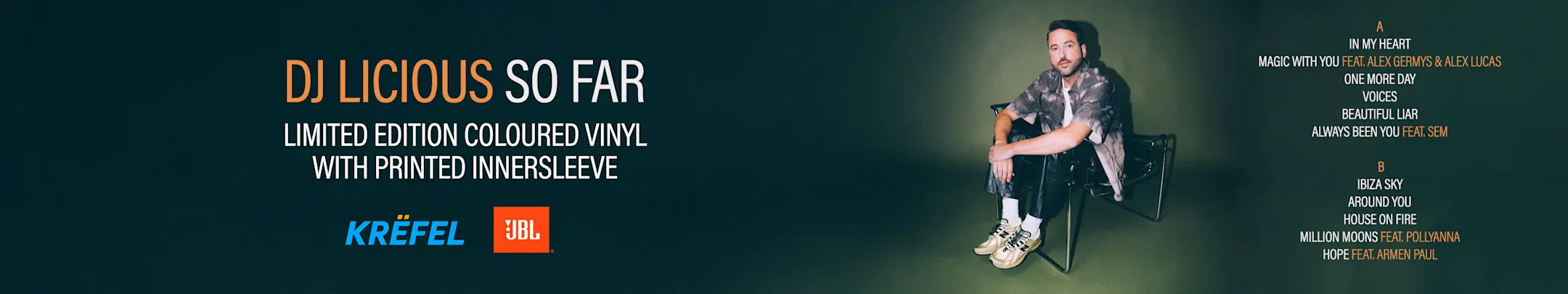 Banner JBL x DJ Licious