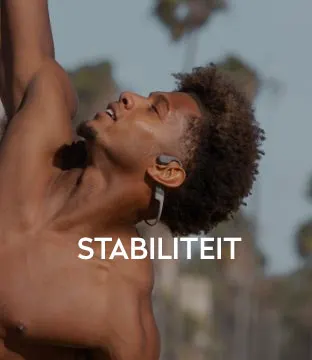 Bone conduction hoofdtelefoon stabiliteit