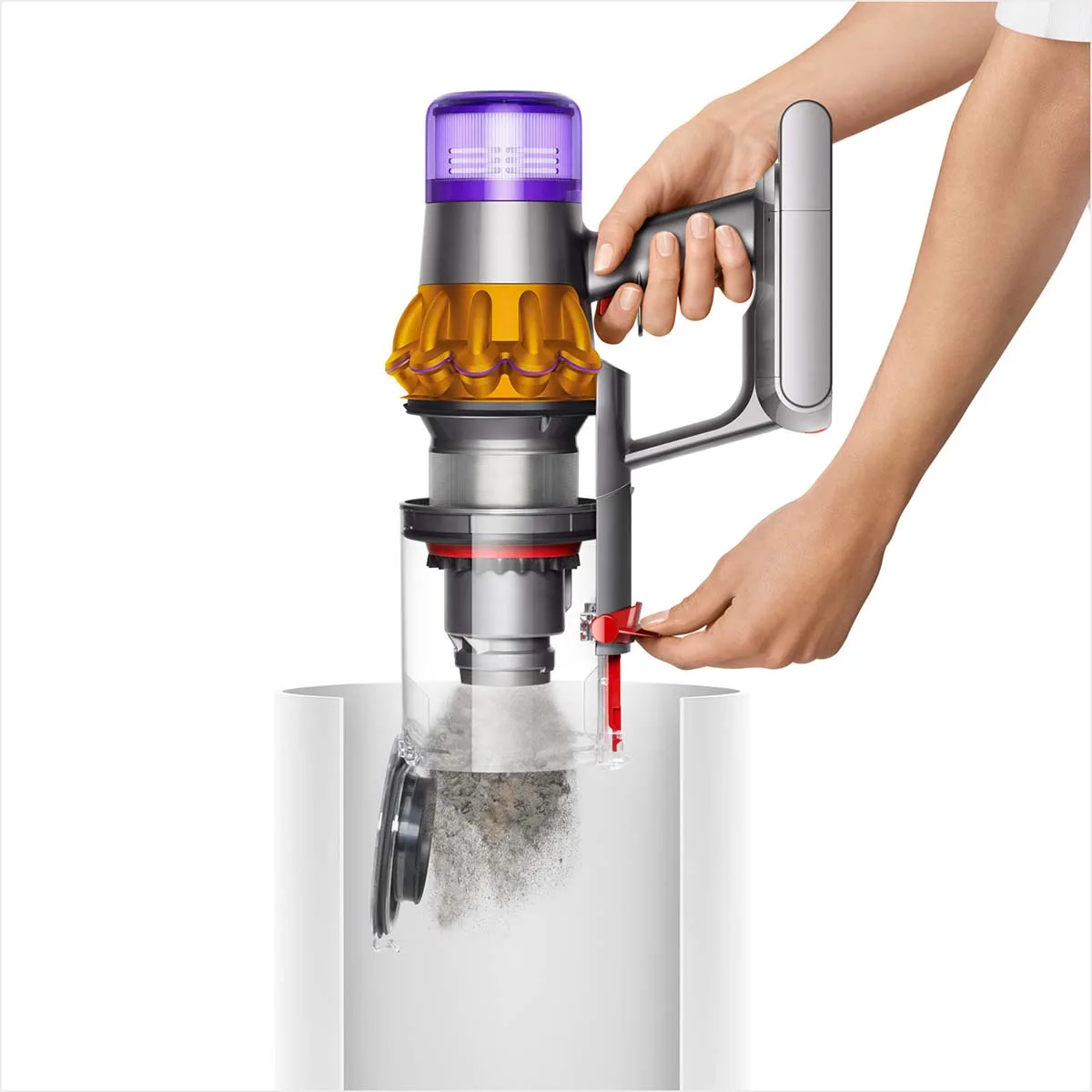 Nou-touch bin emptying