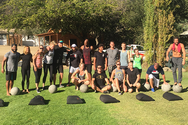 XPT students training outdoors