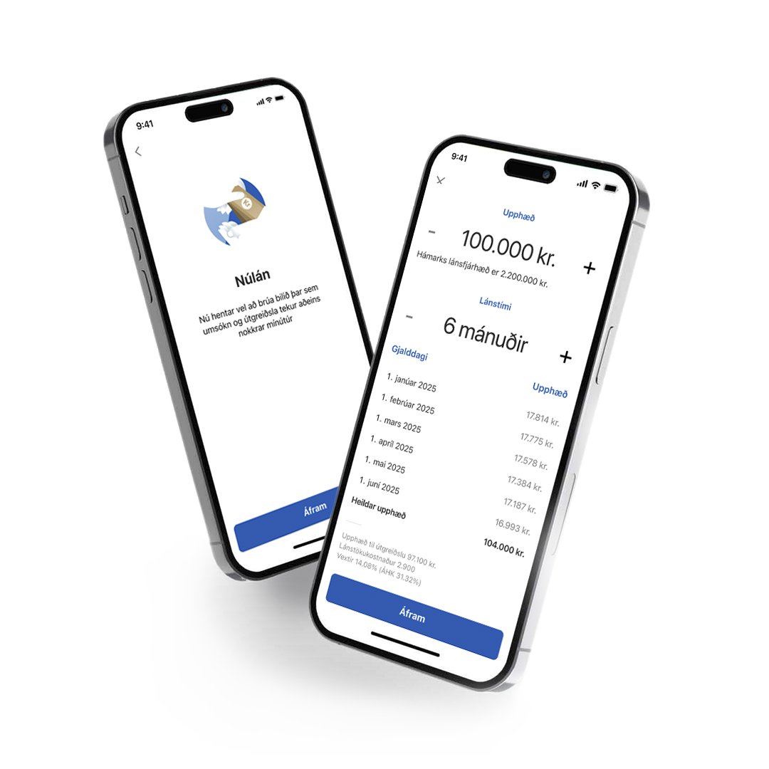 Núlán - app myndir