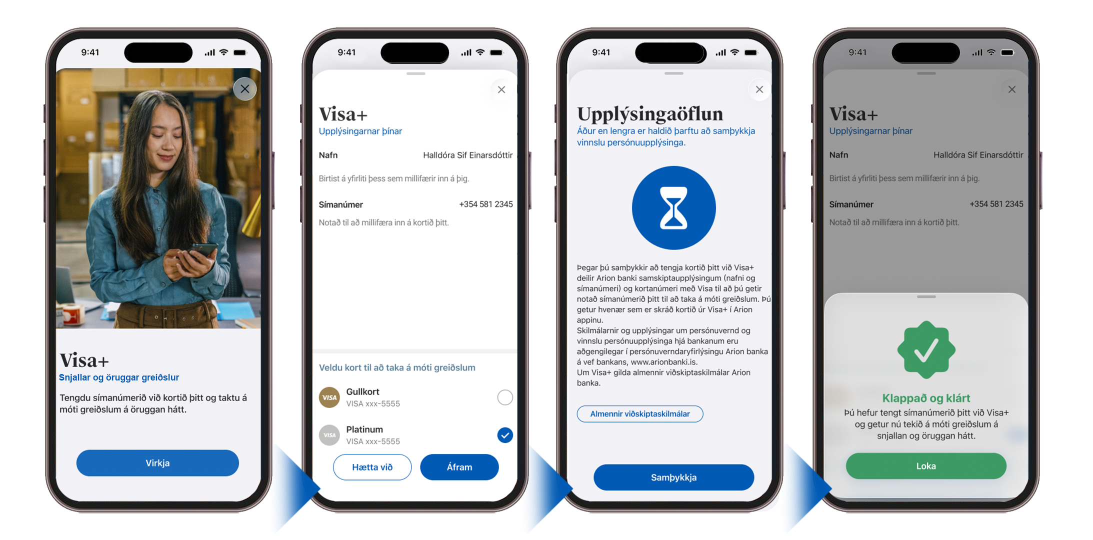 Snjallari greiðslur með Visa+ 