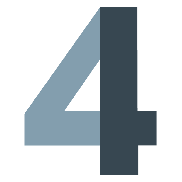 Númer - Fjórir - png