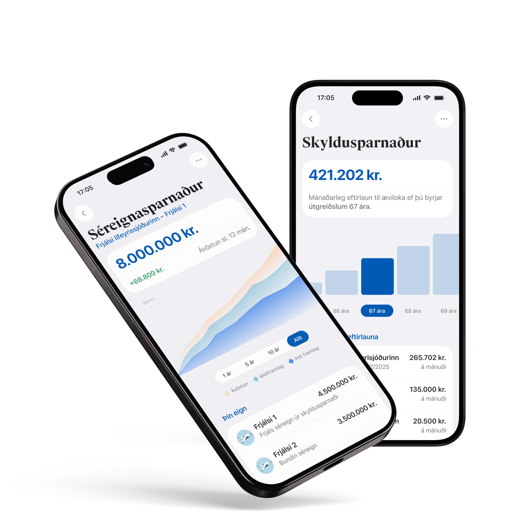 App -Lífeyrissparnaður -light