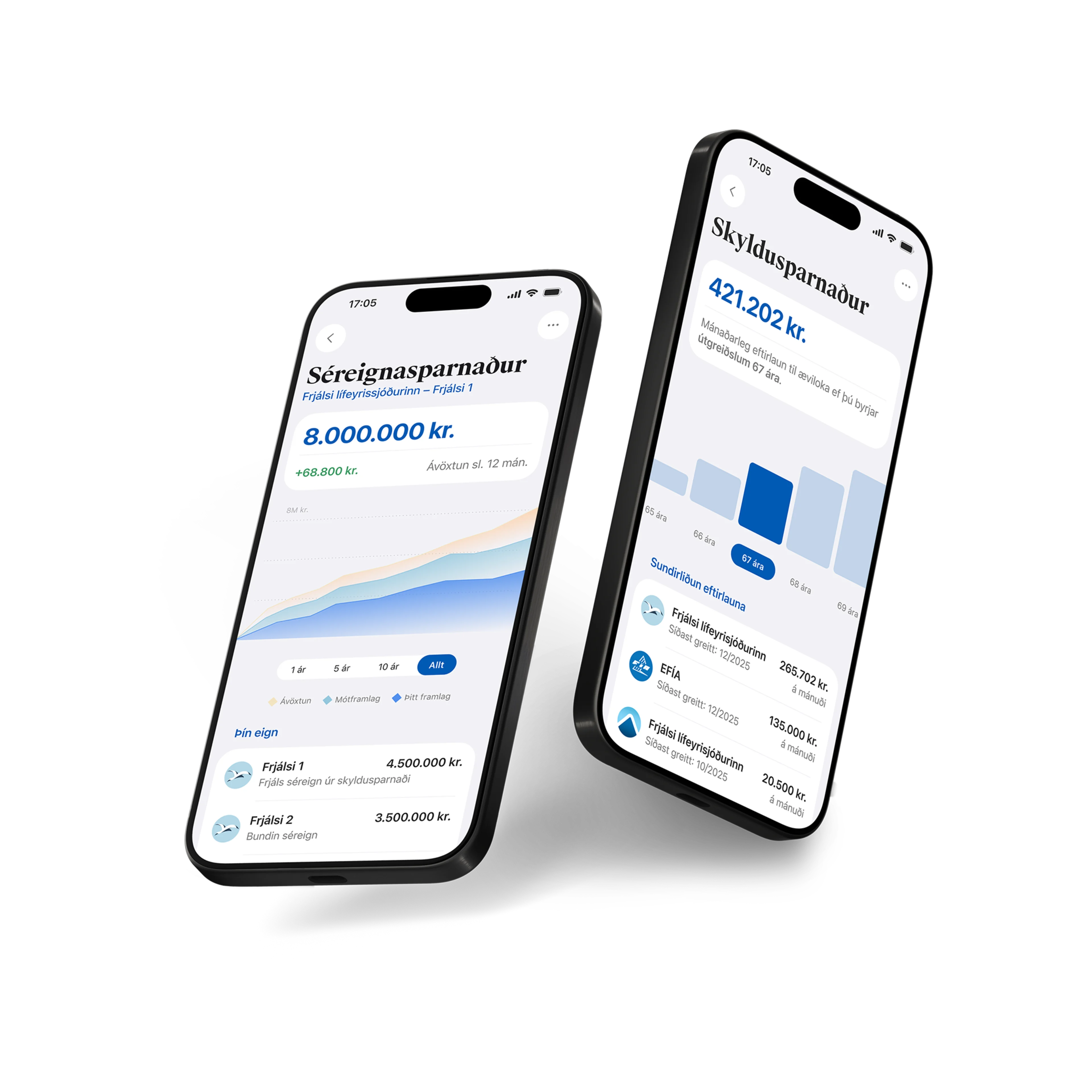 App - lífeyrissparnaður - light