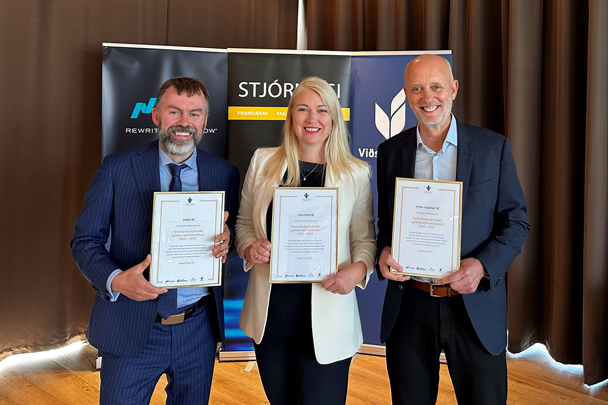 Arion banki, Vörður og Stefnir eru fyrirmyndarfyrirtæki í góðum stjórnarháttum 2023