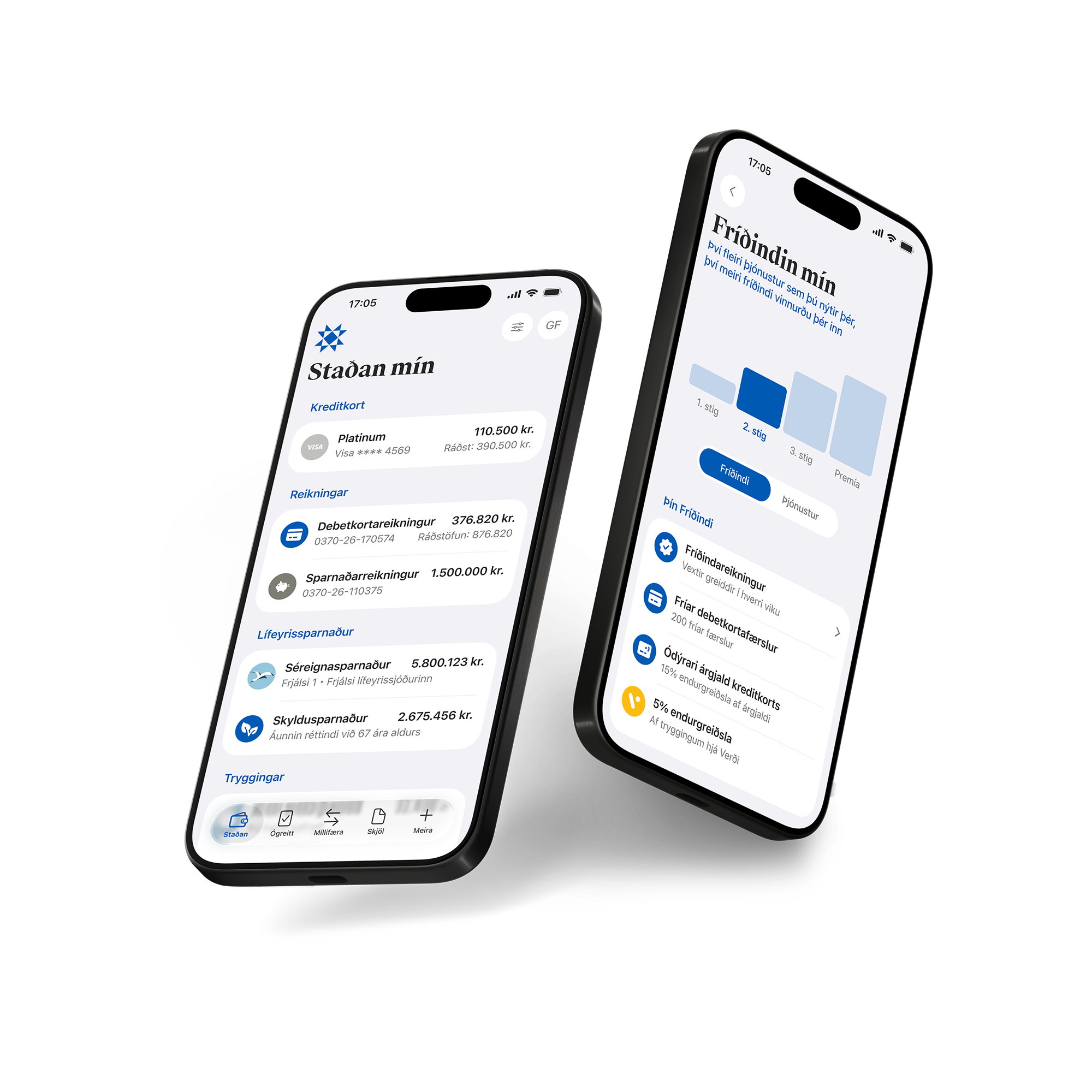 App - staða - fríðindi - light